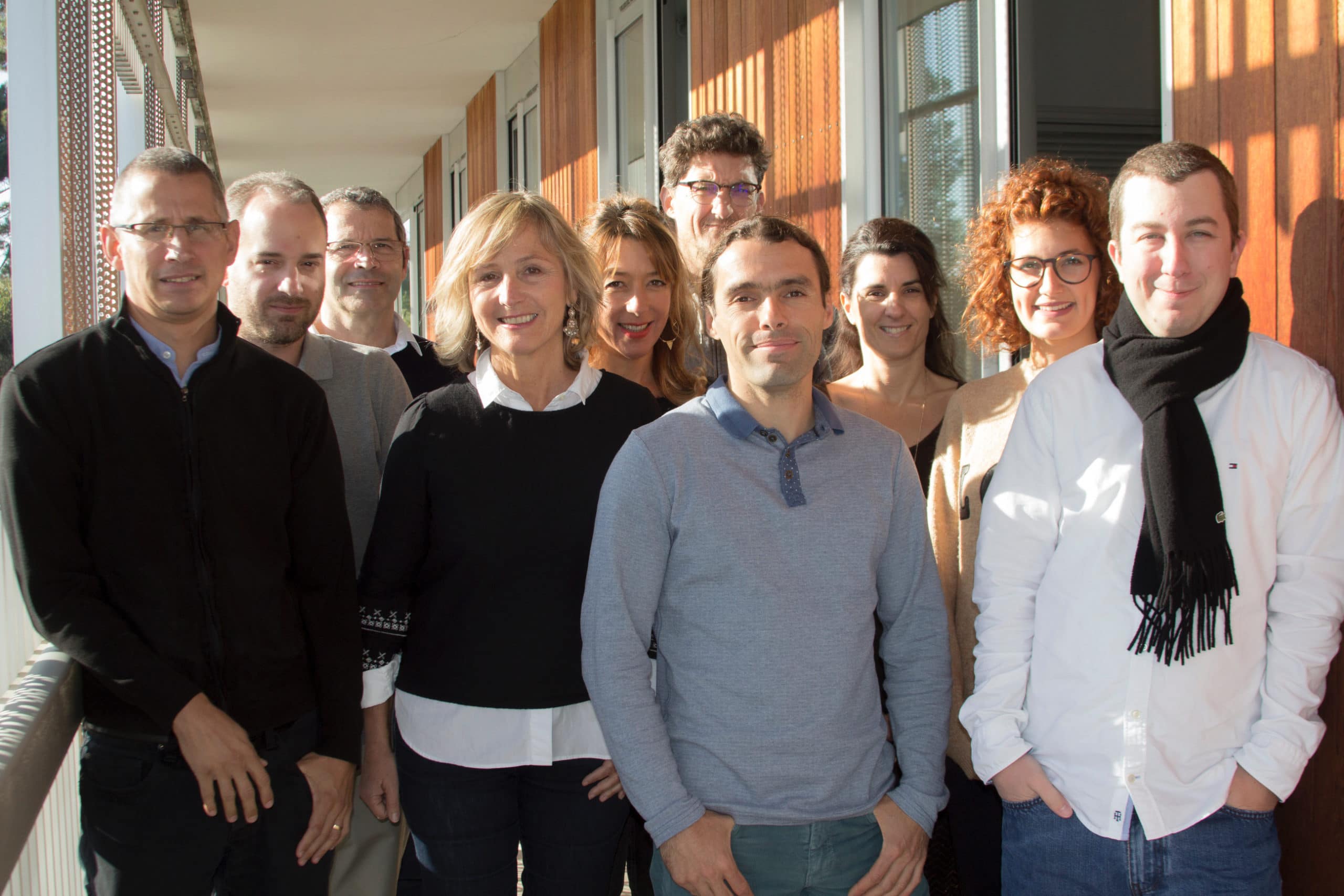 Les 10 collaborateurs de l'agence Novaldi.